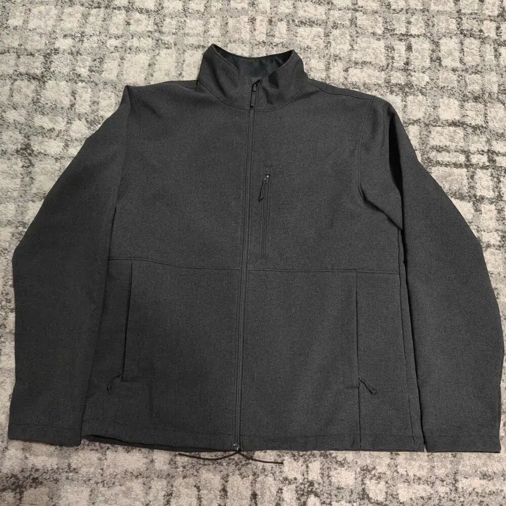 The North Face WindWall Apex Bionic Jacket Men’s Large Dark Grey Softshell Coat
